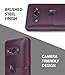 Ringke Onyx Compatible with Xperia XZ2 Compact Case Brushed Metal Design Flexible & Slim Dynamic Stroked Line Pattern Durable Anti Slip for Sony Xperia XZ 2 Compact - Lilac Purple