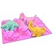 Efivs Arts 6 Cavities Dinosaur dragon Shape Silicone Baking Cake Mould Candle Cake Chocolate DIY Moulds
