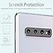 Galaxy S10 Plus/S10 Camera Lens Protector – TINICR 0.2mm Ultra Thin Metal [Not Glass] Back Rear Camera Lens Screen Cover Case Shield Compatible for Samsung Galaxy S10 Plus/S10 - Black