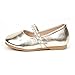 Dream Pairs SERENA-100 Mary Jane Casual Slip On Ballerina Flat Toddler New Gold Size 9