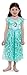 Disney Girls' Little Princess Fantasy Nightgown, Ariel-Mint Mermaid, 6