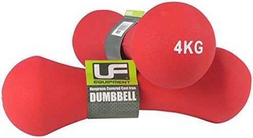 UFE Gym Workout Neoprene Covered Aerobic Exercise & Fitness Dumbbells Pair