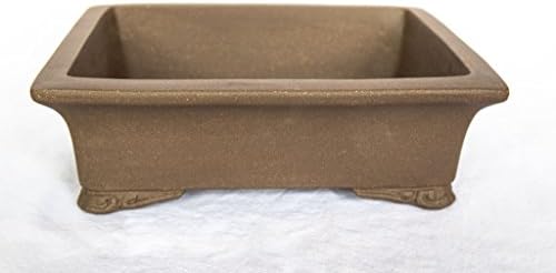 Bonsai Tree Pot Unglazed Rectangle Shape (12)