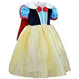 TIAOBU Girls Xmas Princess Cosplay Party Flowing Cape Costume Dress (2-3)
