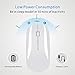 Uiosmuph Bluetooth Wireless Mouse, Dual Mode Slim Rechargeable Wireless Mouse Silent Cordless Mouse with Bluetooth 4.0 and 2.4G Wireless, Compatible with Laptop, PC, Windows, Mac,Tablet (White)