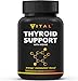 Thyroid Support Supplement with Iodine - Metabolism, Energy and Focus Formula - Vegetarian, Soy & Gluten Free - Non-GMO - Vitamin B12 Complex, Zinc,Selenium, Ashwagandha, Copper & More,30 Day Supply