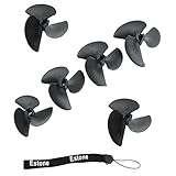Estone 1 Set 3 Blade Nylon Propeller P1.4 Dia 47mm 52mm 55mm 57mm For 3/16 Shaft RC Boat