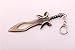 Generic 4.7'' Dota 2 the Butterfly Sword Weapon Alloy Keychain
