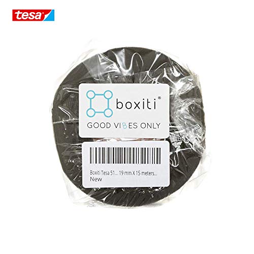 Boxiti 5 pcs Pack of Black Fuzzy Fleece Interior Wire Loom Harness Tape - PET Fleece Tape for Flexibility and Noise Damping (19mm x 15m) - fits to Mercedes Benz Audi VW Tesa 51608 - Thumbnail 3