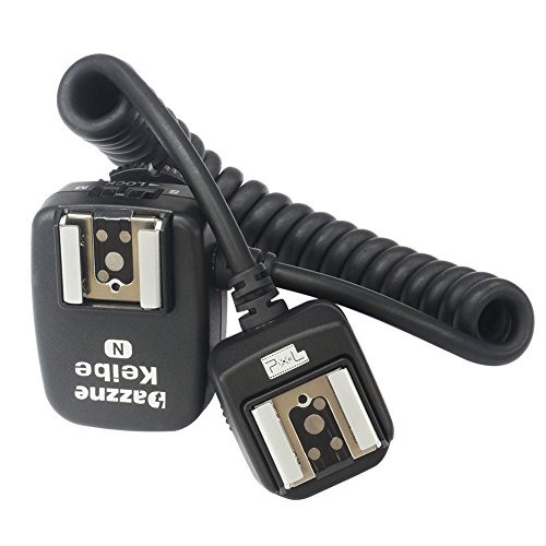 PIXEL HSS 1/8000s TTL Off-Camera Flash Shoe Cord for Nikon SB-300, SB-400, SB-600, SB-700, SB-800, SB-900, SB-910, etc (Replacement SC-28) Cameras and Speedlite (141 Inch)