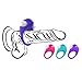 GEBDSM Adult Powerful Vibrating Mini Silicone Penis Ring Cock Ring Vibrator Couples Flirt Sex Toy-Style1