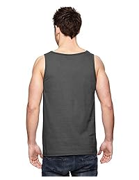 Fruit of the Loom - Tanque de algodón HD para adulto, 5 onzas, color blanco, S (estilo # 39TKR, etiqueta original)