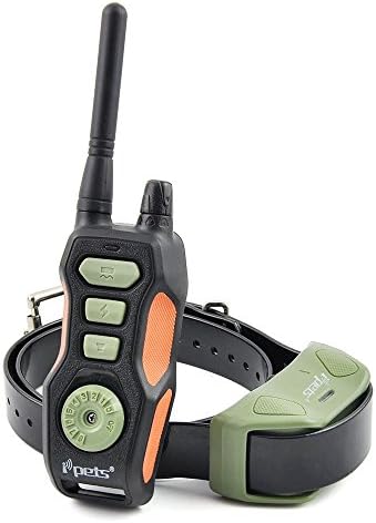 IPets PET618 880 Yards Remote Dog Shock E Collar | Waterproof &amp; Rechargeable Electric Training Collars with Electronic Beep Vibrating Static Shock
