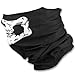 Diageng Black Seamless Skull Face Tube Mask BUFF-Thin