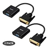 Active DVI-D to VGA Adapter, Benfei 2 Pack DVI-D 24+1 to VGA Male to Female Adapter