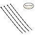 Metronic 8 inch Self Locking Nylon Cable Wire Ties for Home Office Garden Workshop，100pcs/Pack - Black