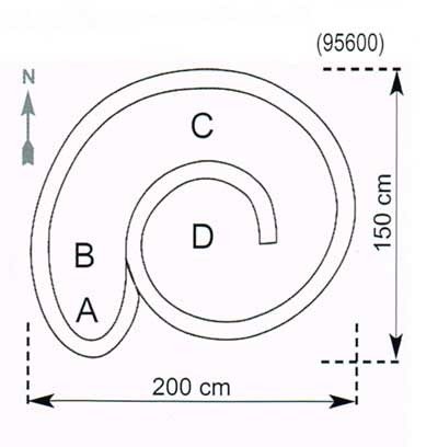 Gartenwelt Riegelsberger Große Kräuterspirale Gabione Gabionen Gartendekoration Kräuterschnecke 200 x 150 cm – Bild 6
