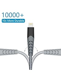 Paquete de 4 cables para cargador de teléfono.