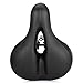 Gessppo Bicycle Seat Comfort Wide Big Bum Bike Bicycle Gel Cruiser Extra Sport Soft Pad Saddle Seat Soft Pad Saddle Cushion Seat Dust Resistant Coverthumb 4