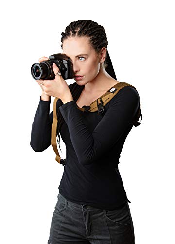 BLACKRAPID Sport X Camera Strap-Coyote Plain, 1pc of Safety Tether Included - Thumbnail 4