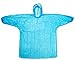 Venture Out Emergency Disposable Rain Ponchos - 10 Pack of Assorted Colors - Poncho with Drawstring Hood & Elastic Sleeve Ends - Plastic Rain Coat for Family Women Men Adults Teens & Kids