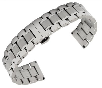 Arita Watch Band Strap - 22mm Width,Solid Stainless Steel,With straight lug Watch Strap,for Moto 360 2 / Samsung Gear 2,Gear 2 Neo,Gear 2 Live / LG G Watch W100,R W110,Urbane W150.(Silver)