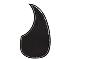 YANSHENG Soild Rosewood Pickguard with Abalone Inlay for Acoustic Classical Folk Guitar WID-124