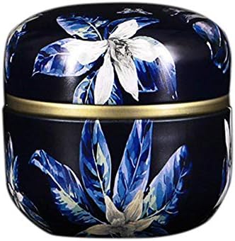 Duhe Tea Caddy Can Universal Seal Small Metal Mini Portable Eco-Friendly Odorless Travel Round Can Iron Box