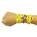 O'Hill 48 Pack Mixed Emoji Wristband Bracelets for Birthday Party Supplies Favors Prize Rewards