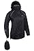 Mountain Warehouse Pakka Womens Rain Proof Waterproof Jacket Black 10