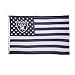 NFL Oakland Raiders Stars and Stripes Flag Banner   3x5 FT, White