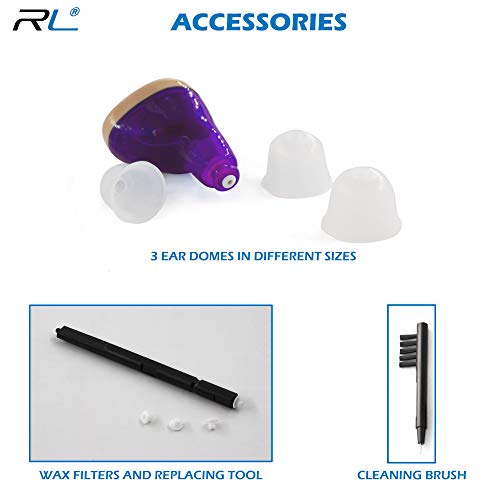 R&L Hearing Amplifier Rechargeable C100 PRO to Aid and Assist Hearing for Adults and Seniors, Equipped with Advanced Digital Chips for The Best Sound Clarity and Feedback Cancelling - Thumbnail 4