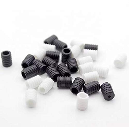 thumbnail image 2 of 100Pcs Cord Lock Toggles For Drawstrings Elastic Cord Adjuster Non Slip Stopper Elastic Adjustment Buckle Soft Plastic Accessories 2 of 9