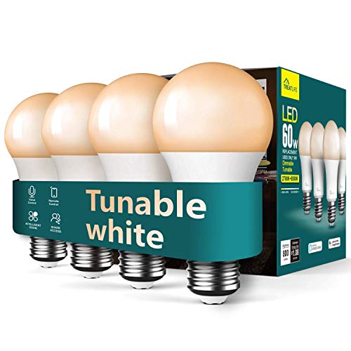 Smart Light Bulbs, Treatlife WiFi LED Light Bulb, Dimmable Smart Bulb