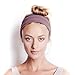 BLOM Women's Non Slip Wide Headband - Yoga Headband - Workout Headband - 6 inches, Purple & Charcoal - Gym Wrap