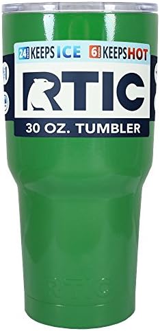 RTIC Tractor Green Gloss 30 oz Stainless Steel Tumbler Cup
