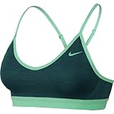 Nike Women Pro Indy Sports Bra Factor Heater, Teal, Green 620273-318