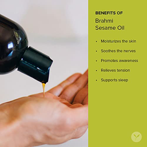 Banyan Botanicals Brahmi Oil with Sesame Base USDA Certified Organic