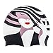 BALNEAIRE Silicone Swim Cap for Women, Waterproof UV Protection Long Hair Swimming Caps