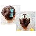 Shells 2PCS Classy Black Color Cloth Magic Clip French Twist Hairstyle Donut Bun Former Maker Hairstyle Must-haves Tool
