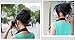 CAISHA Bun Hairpiece Ponytail Hepburn-Bun Scrunchie Updo Natural Black DC7