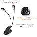 2020 Upgrade Version 14 LED, 2 Goosenecks Tubes, 2 Brightness, Eye-Care Book Light, Clip On Bed Reading Light, Music Stand Lamp, USB and Battery Operated, Perfect for Bookworms, Kids & Music Players