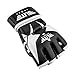 Elite Sports Essential Pro Style MMA Half Mitts Gloves (White/Black, Large/X-Large)
