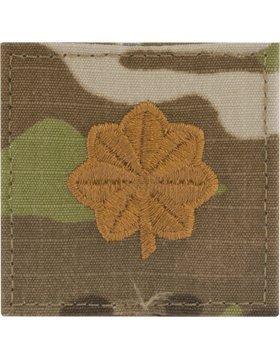 SV-219, Major (MAJ), Multicam Rank with Fastener
