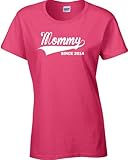 Jacted Up Tees Mommy Since 2014 JUNIOR FIT Ladies T-Shirt SHIPS FROM OHIO USA