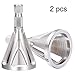 Blulu 2 Packs Deburring External Chamfer Tools, Deburring Drill Bits, Stainless Steel Deburring Tools, Chamfer Deburring Tool