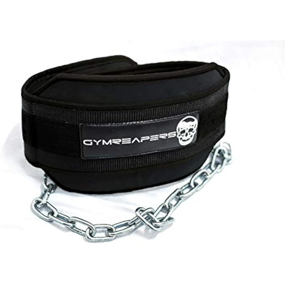 Gymreapers Dip Belt With Chain For Weightlifting, Pull Ups, Dips