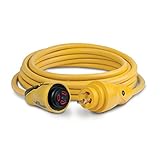 Marinco EEL 30-Amp 125-Volt Cord Set, Yellow, 12-Feet