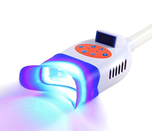 Zgood Portable Teeth Whitening Cold LED Blue And Red Light Lamp Bleaching Accelerator Holding Chair