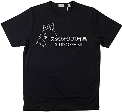 My Neighbor Totoro Totoro for X-Large Black men T shirt